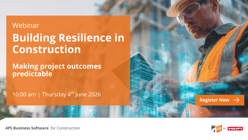 Webinar: Building Resilience in Construction - Making Project Outcomes Predictable