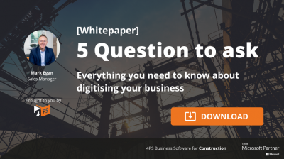 5 Questions to ask about digitising your business