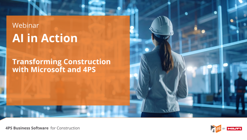 Webinar: AI in Action – Transforming Construction with Microsoft and 4PS