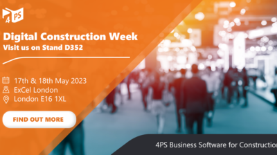 4PS exhibiting at Digital Construction Week 2023