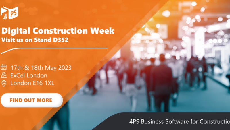 4PS exhibiting at Digital Construction Week 2023