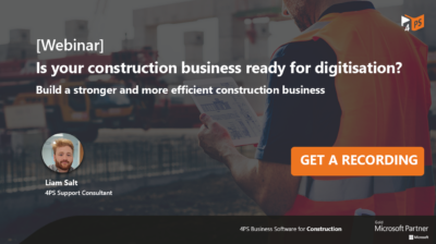 Webinar: Is your construction business ready for digitisation?