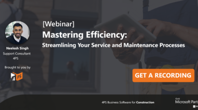 Webinar: Mastering Efficiency: Streamlining Your Service and Maintenance Processes
