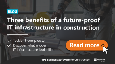 Three benefits of a future-proof IT infrastructure in construction
