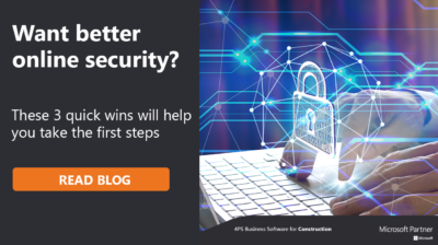 3 quick wins for improved digital security in construction