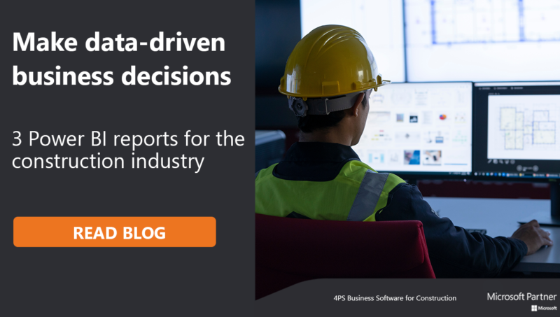 3 useful Power BI reports for companies in the construction industry