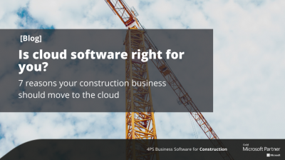 Why your construction business should move to the cloud