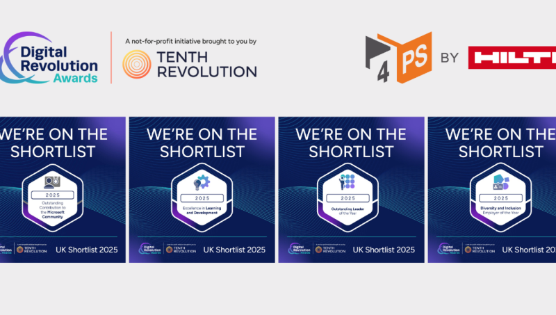 Multiple Nominations for 4PS UK at the 2025 Digital Revolution Awards
