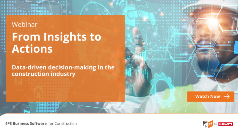 Webinar: From insights to actions - Data-driven decision-making in construction