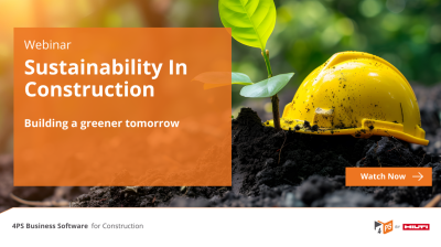 Webinar: Sustainability In Construction - Building a Greener Tomorrow