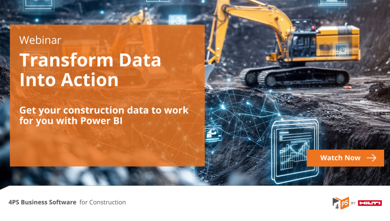 Webinar: Turn your construction data into action with Power BI