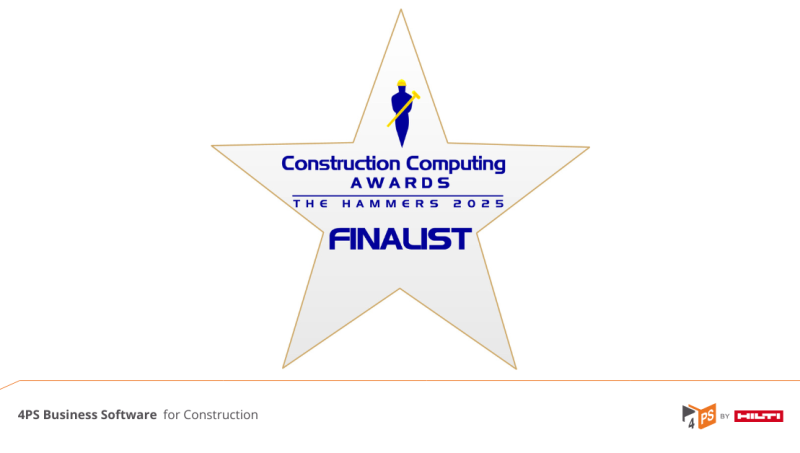 4PS UK Shortlisted for Eight Categories at the 2025 Construction Computing Awards