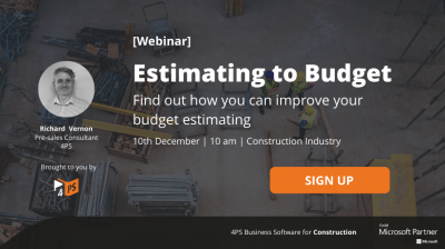 Webinar: Estimating to Budget