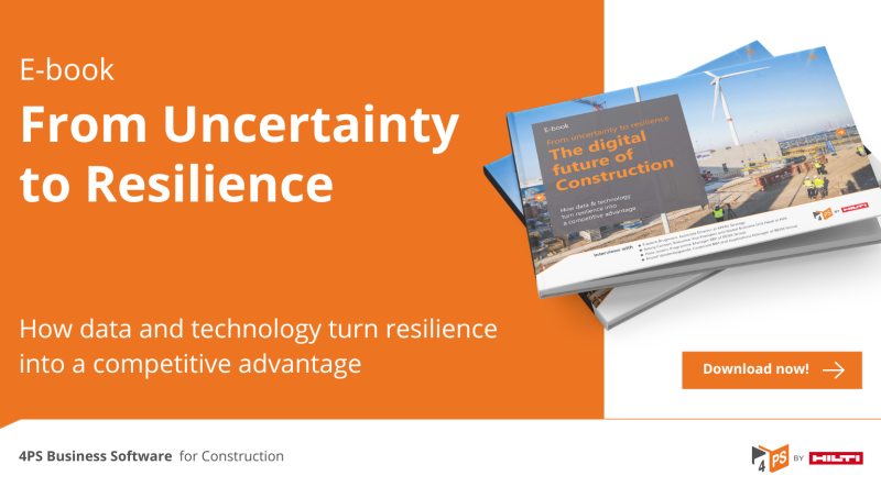 eBook: From Uncertainty to Resilience – The Digital Future of Construction